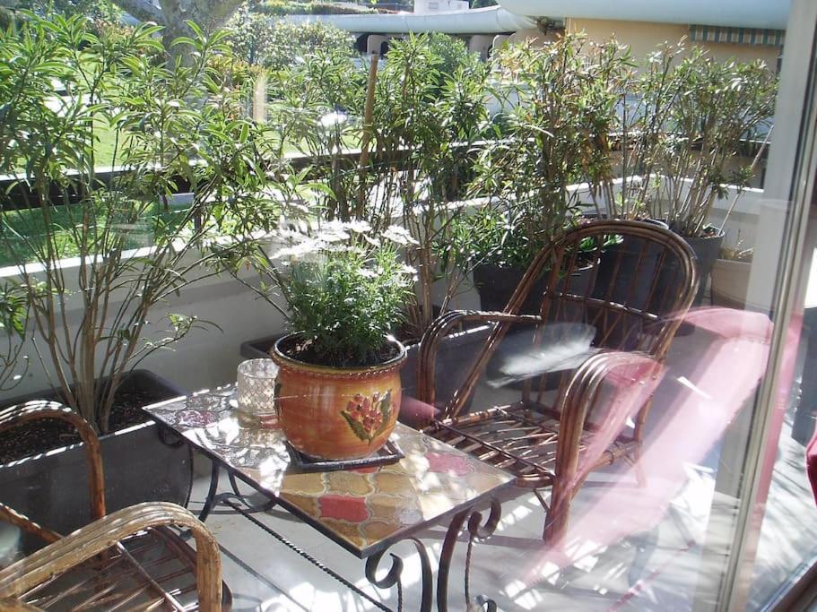 80M2 Dans Parc Classe, Piscine, Calme, 5Mn De Cannes Le Cannet Exteriör bild